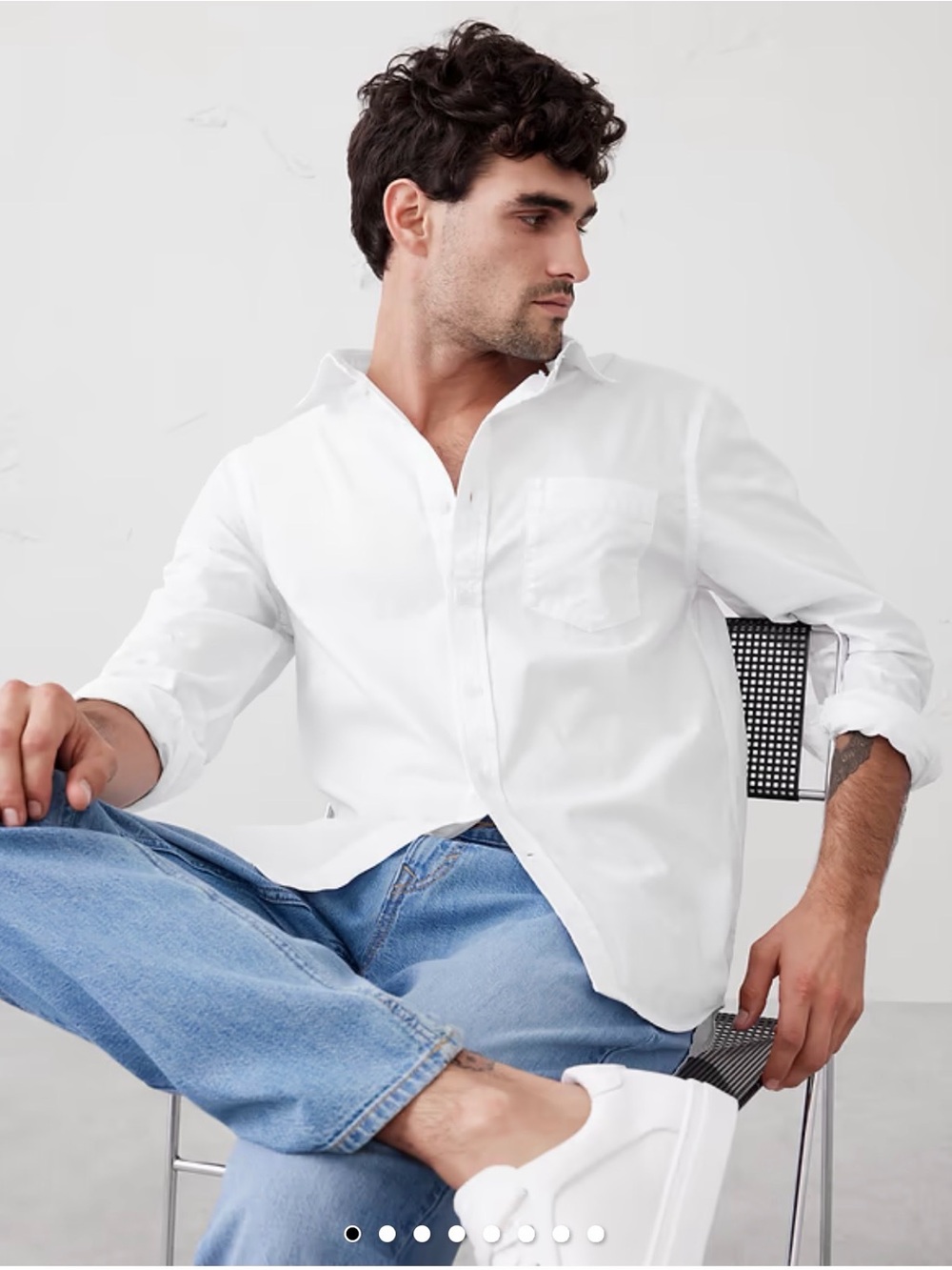 Men's Banana Republic Organic Cotton button down shirt
